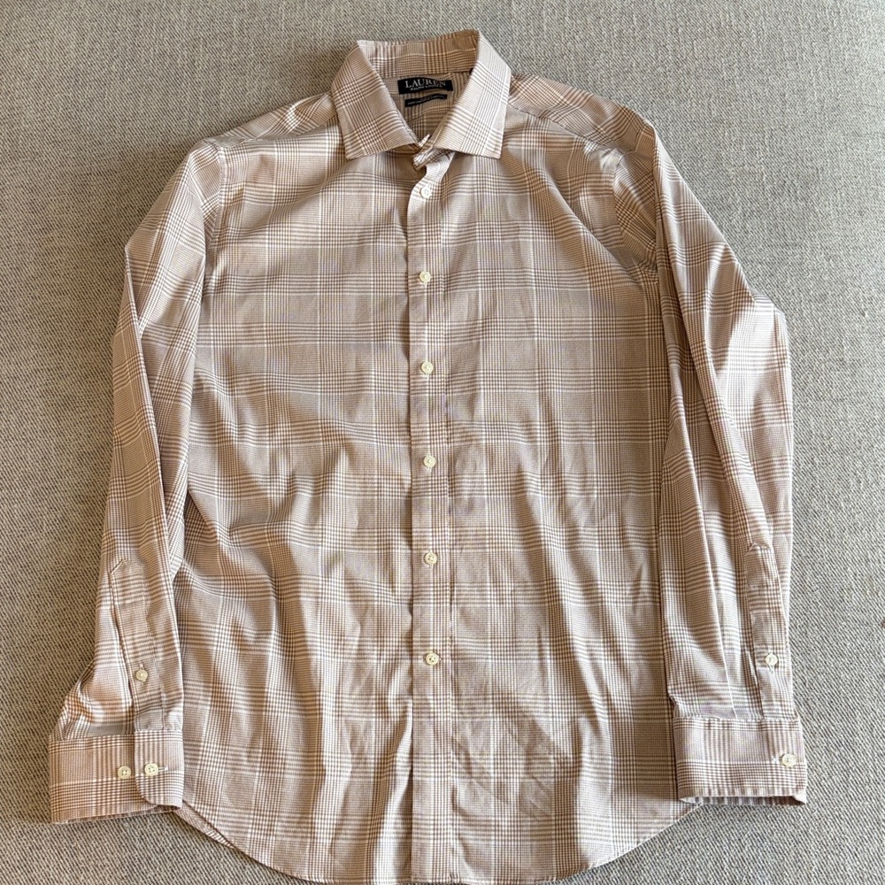 Tan Ralph Lauren Dress shirt